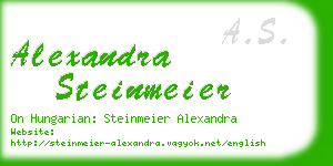 alexandra steinmeier business card